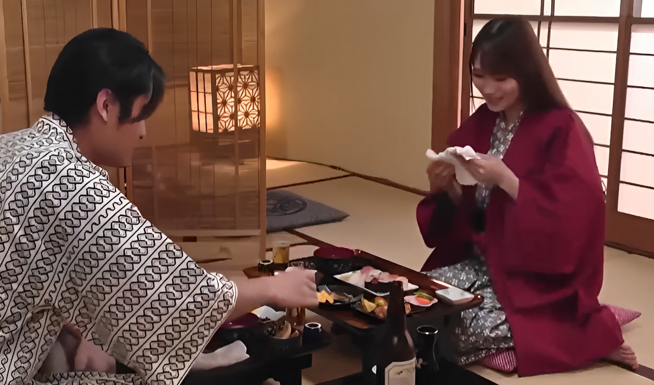 NDRA-059 Sang suami tak berdaya menyaksikan istrinya Honoka Mihara berhubungan seks dengan kekasihnya