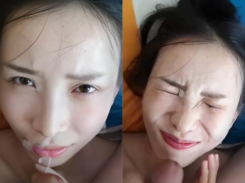 Gadis penuh nafsu suka cum di wajahnya